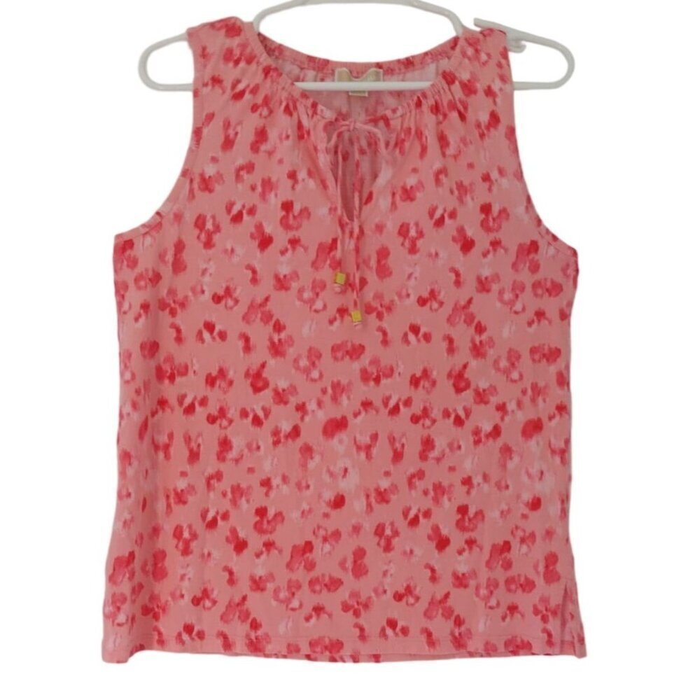 MICHAEL KORS, Sleeveless blouse, pink, cotton and modal, for Women, size M